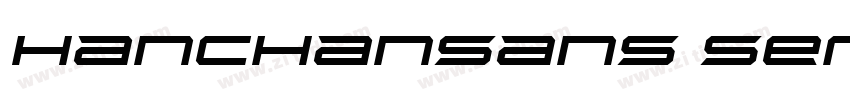 Hanchansans SemiBold字体转换